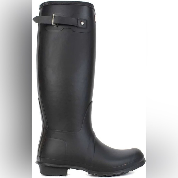 Hunter Shoes - Hunter INSULATED Original Tall Rain Boots Matte Black Women’s Size 11